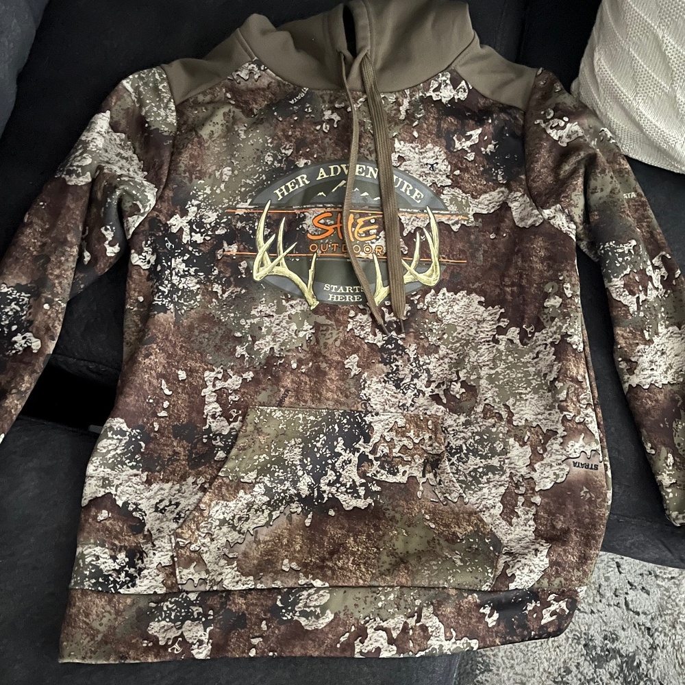 SHE Outdoor TrueTimber Camo Long-Sleeve Hoodie (M)